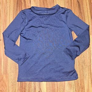 5 for $25 Cat & Jack Navy Blue SPF Long Sleeve Swim Top Rashguard Toddler Size 4